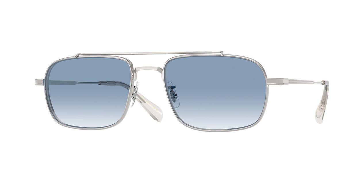 Oliver Peoples OV1382St Caylor 50363F Men's Sunglasses Silver Size 52