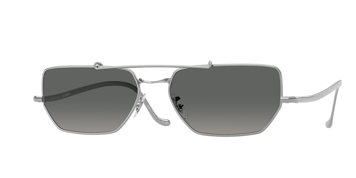 Oliver Peoples OV1385St Edition 7 5036GR Men's Sunglasses Silver Size 55