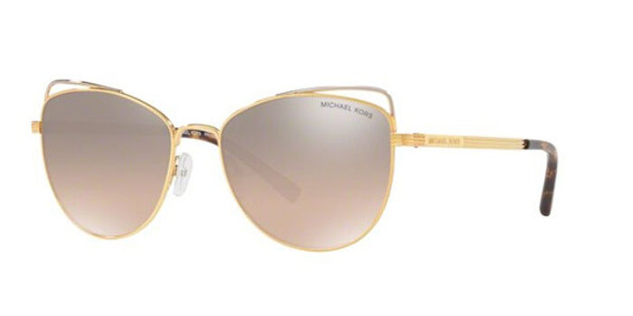 Michael Kors MK2068 SANIBEL 3350R1 Cat Eye Gold Sunglasses  display picture 3