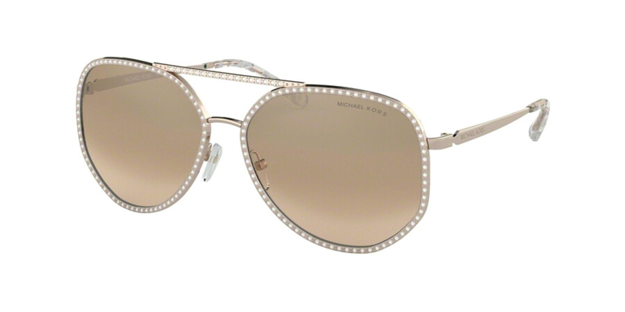 Michael Kors MK1039B MIAMI 11088Z Sunglasses Shiny Rose Gold |  SmartBuyGlasses Ireland