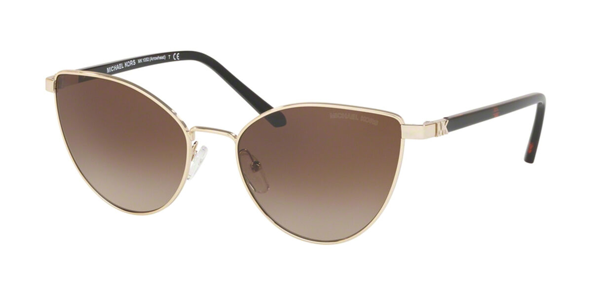 Michael Kors MK1052 ARROWHEAD 101413 Sunglasses Pale Gold | SmartBuyGlasses  Ireland