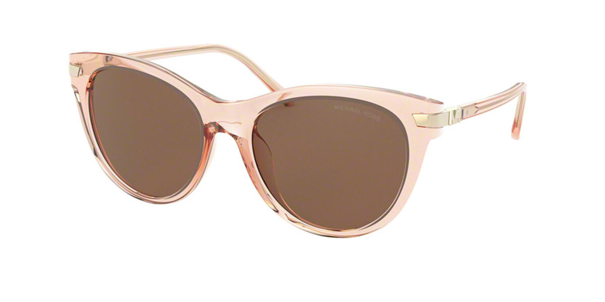 Michael Kors MK2112U BAR HARBOR 382773 Sunglasses Transparent Peach |  VisionDirect Australia