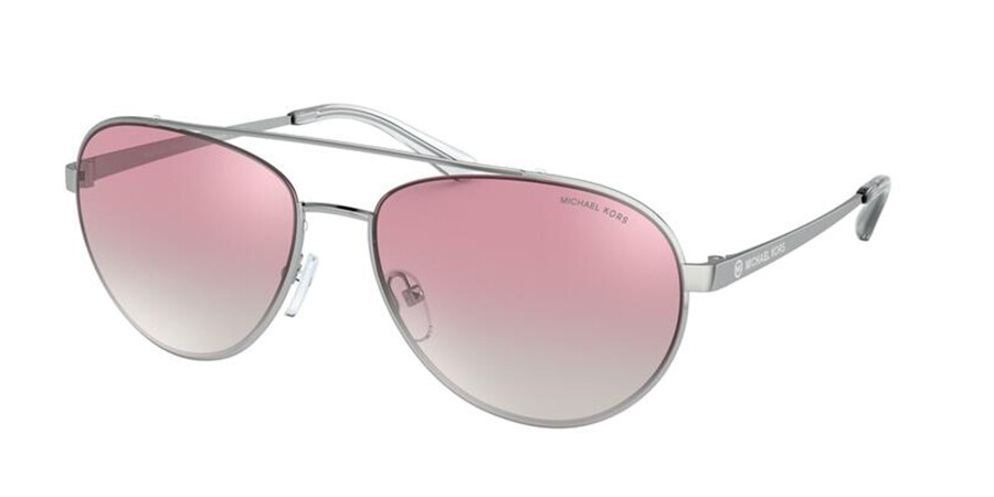 Michael Kors MK1071 AVENTURA 11539L Sunglasses Silver | VisionDirect  Australia
