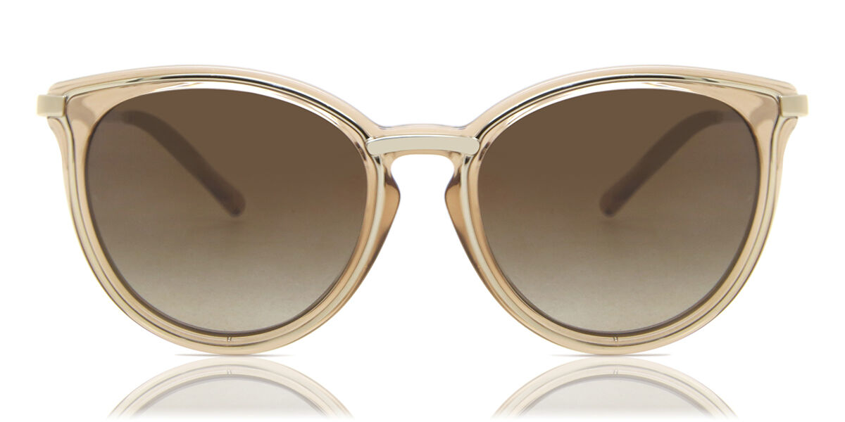 Michael Kors Mk1077 Brisbane 101413 Sunglasses In Light Gold Brown Smartbuyglasses Usa