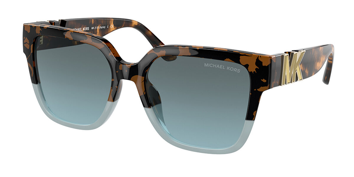 Michael Kors MK2170U KARLIE 3912V1 Sunglasses Tortoise Turquoise Blue |  SmartBuyGlasses New Zealand