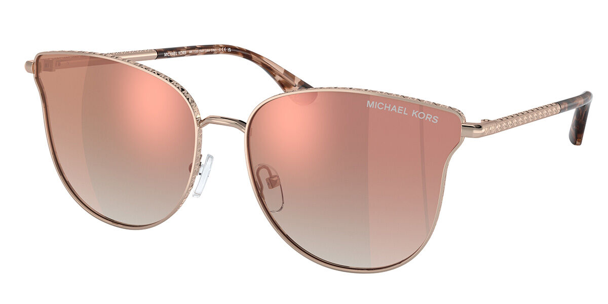 Michael Kors MK1120 SALT LAKE CITY 11086F Sunglasses Rose Gold |  VisionDirect Australia