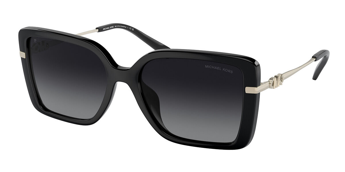 Michael Kors MK2174U CASTELLINA Polarized 3005T3 Sunglasses Black |  VisionDirect Australia