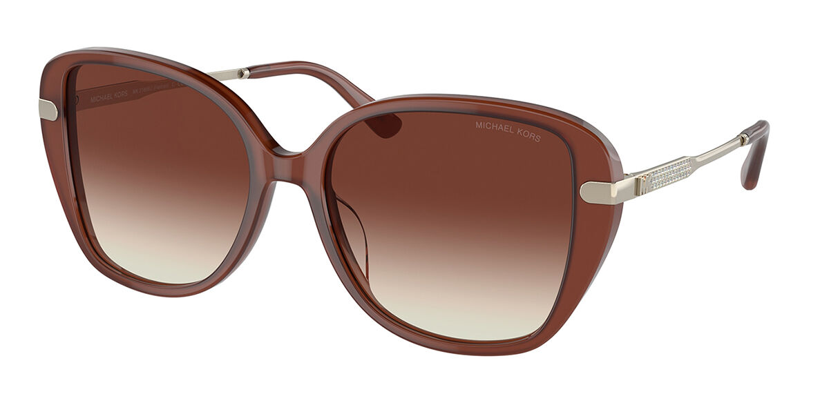 UPC 725125394871 product image for Michael Kors MK2185BU FLATIRON 354813 Women's Sunglasses Brown Size 56 | upcitemdb.com