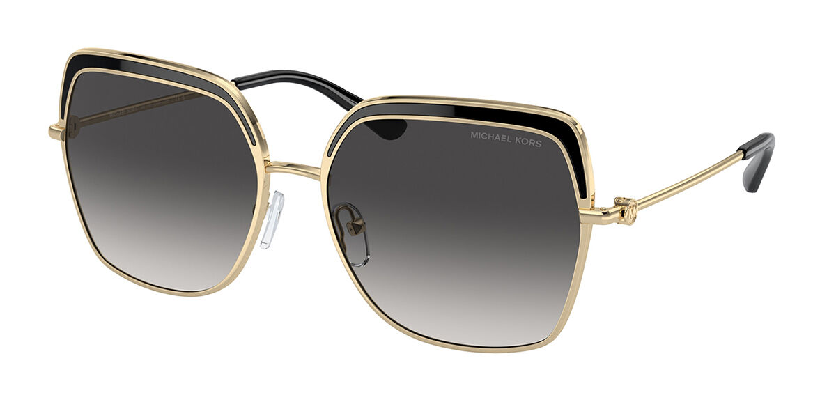 Photos - Sunglasses Michael Kors MK1141 GREENPOINT 10148G Women's  Gold 