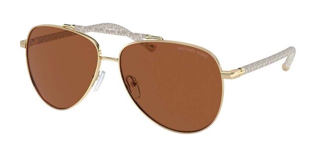 Michael Kors Stylish Gold Aviator Sunglasses Michael Kors MK50041017R1 MK Chelsea Women main image 2