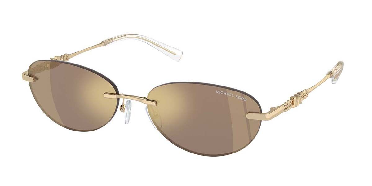 Photos - Sunglasses Michael Kors MK1151 MANCHESTER 10145A Women's  Gold 