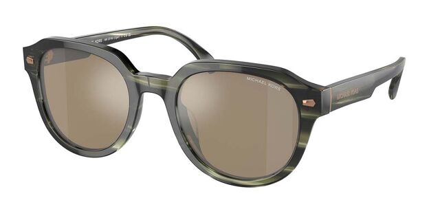 Michael Kors MK2216U EGER 39787I Oval Olive Green Horn  display picture 1