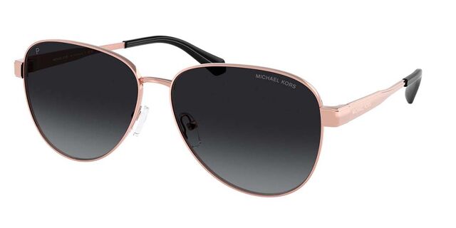 Michael Kors MK1160 BIARRITZ Polarized 1108T3 Oval Rose Gold  display picture 2