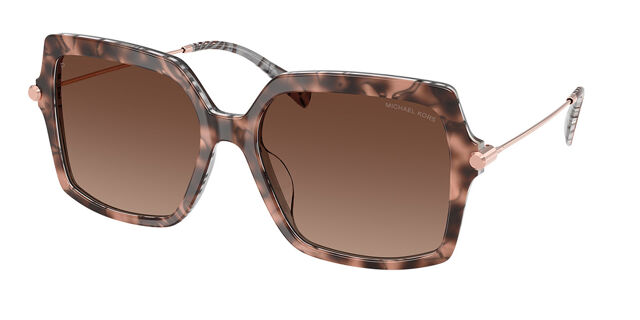 Michael Kors Tortoise Sunglasses Polarized Michael Kors MK2079U Zermatt L (61 - 17) with Grey lenses  main image 3