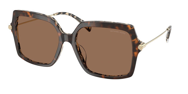 Michael Kors MK2247U QUOGUE 395173 Square Tortoise On Cream  display picture 2