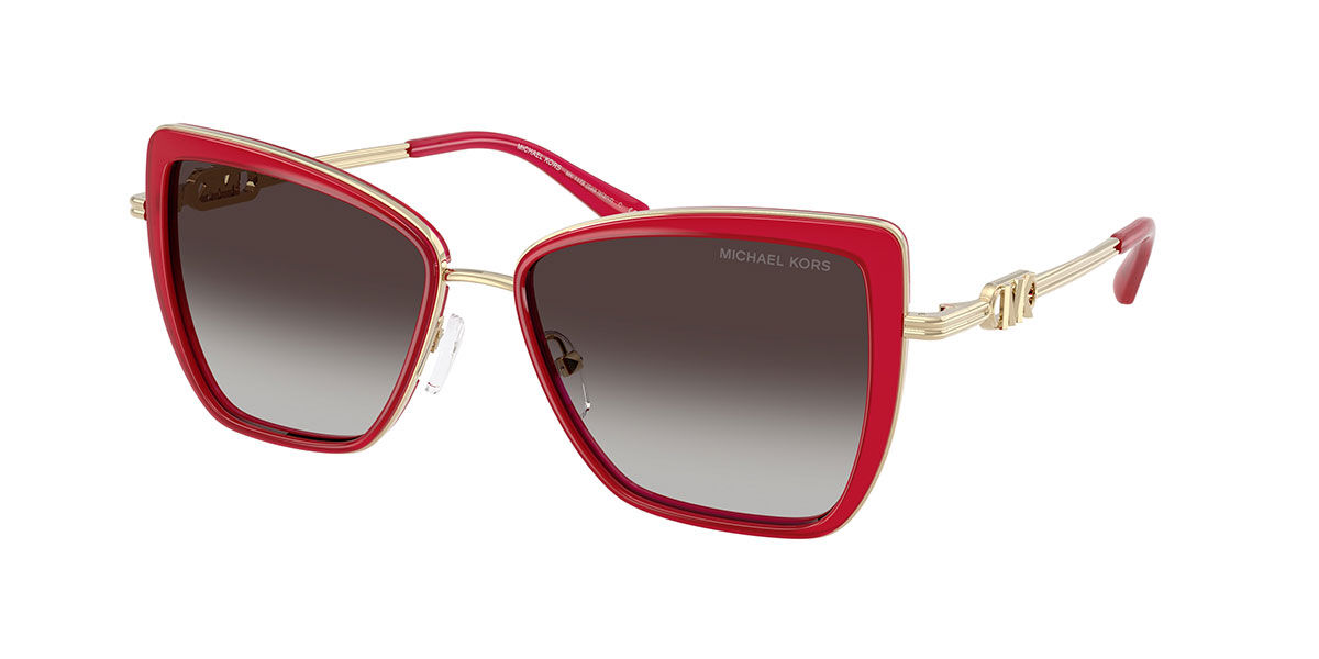Michael Kors MK1178 SEA ISLAND 40578G 55 R&ouml;da Solglas&ouml;gon Kvinna