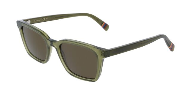 Paul Smith PS25601S Mellor 317 Rectangle Transparent Khaki 