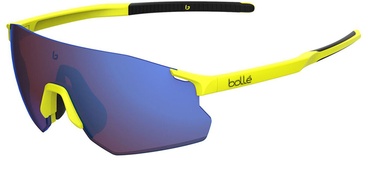 Bolle Icarus BS016007 Sunglasses Acid Yellow Matte | SmartBuyGlasses India