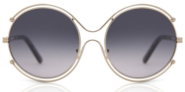 Chloé CE 122S Isidora 744 Round Gold Sunglasses  display picture 1