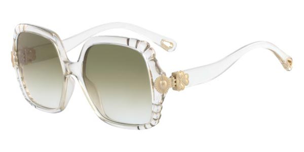 chloe transparent sunglasses