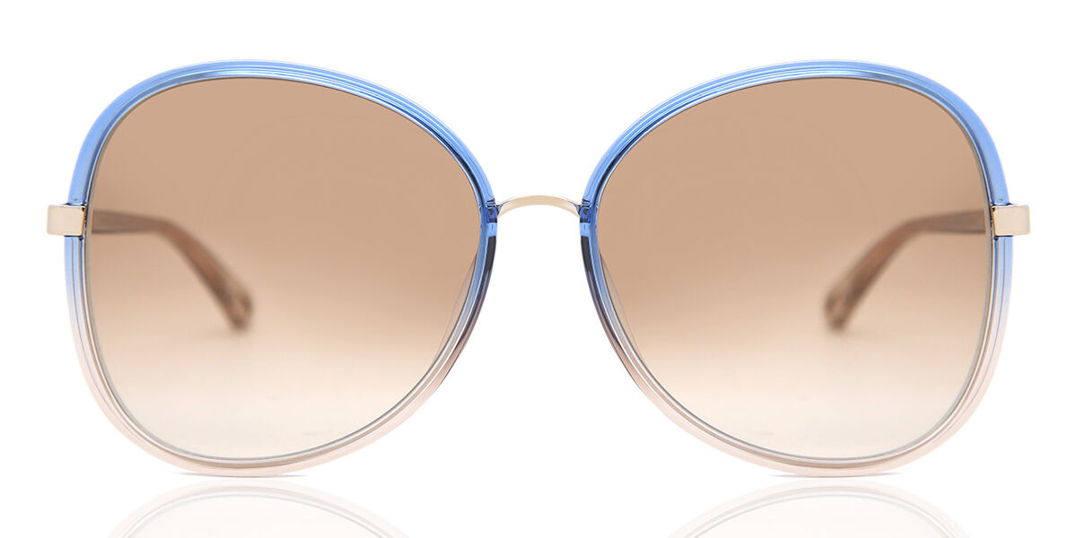 Chloé CH0030SA Asian Fit 002 Women’s Sunglasses Blue Size 60