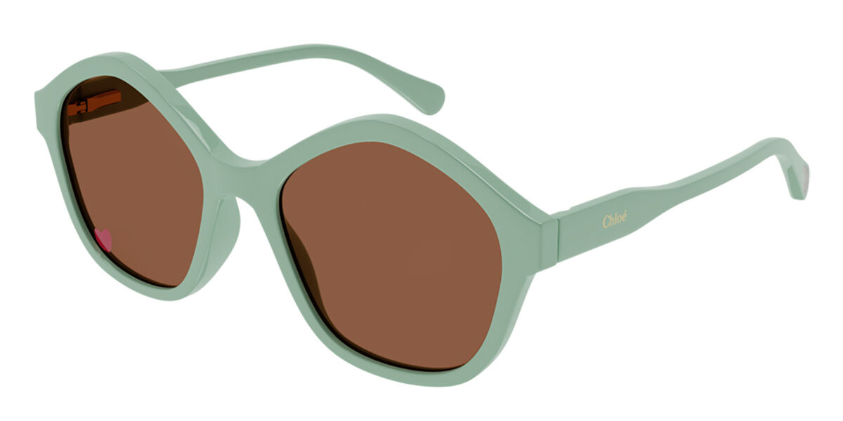 Chloé CC0010S Para Niños 004 49 Lentes De Sol Para Niños Verdes