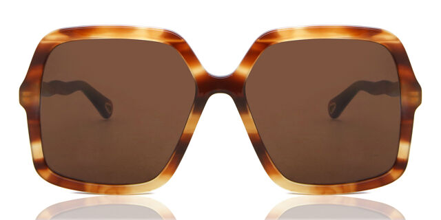 Chloé CH0086S 005 Square Tortoise Sunglasses  display picture 3
