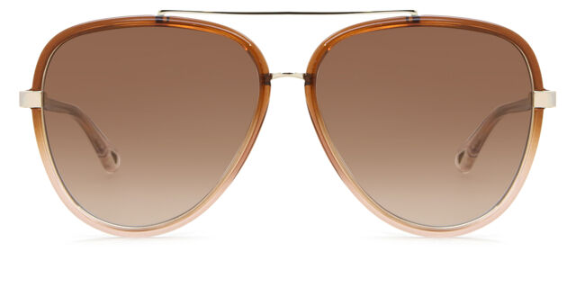 NEW CHLOE SUNGLASSES BROWN WOMEN EYEWEAR CHLOE CH0129S 002 Chloé CH0129S Brown Transparent - Brown Gradient Cat.2 main image 3