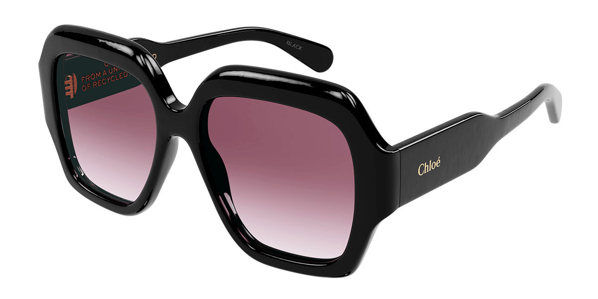 Photos - Sunglasses Chloe Chloé Chloé CH0154S 001 Women’s  Black Size 56 