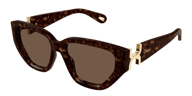 Chloé CH0235S 002 Cat Eye Dark Tortoise Sunglasses  display picture 1