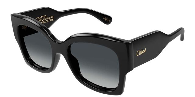 Chloé CH0252S 001 Square Black Sunglasses | SmartBuyGlasses US display picture 3