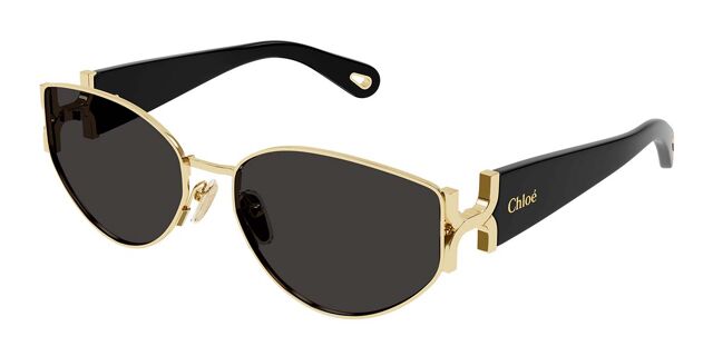 Chloe 2260 Black and Gold Cateye Sunglasses Marcie sunglasses Yellow - Chloé main image 4