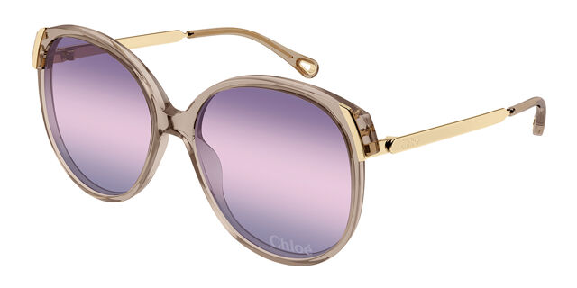 Chloé CH0285S 004 Oval Brown Sunglasses | SmartBuyGlasses US display picture 2