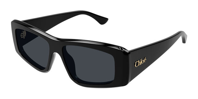 Chloé CH0299S 001 Rectangle Black Sunglasses  display picture 1