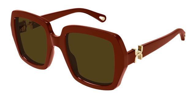 CHLOE square Burgundy Sunglasses CH0286S Chloé Rectangular Sunglasses 003 Burgundy - eye-oo.com main image 3