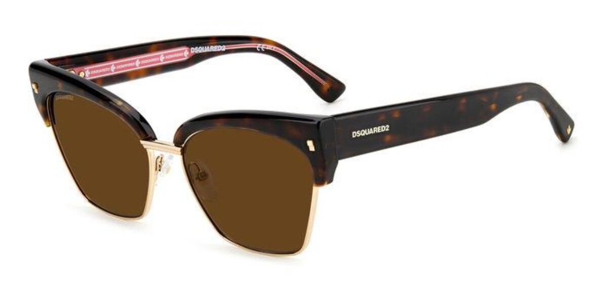 Dsquared2 D2 0015/S 086/70 Sunglasses in Havana | SmartBuyGlasses USA