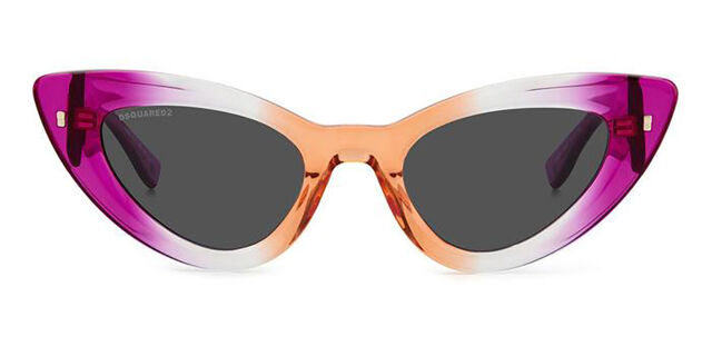 Dsquared2 Sunglasses Dsquared2 D2 0092/S 838 Violet Orange 51/22/145 - NWT Dsquared2 D2 0092/S 838 Sunglasses Violet Orange - eye-oo.com main image 4