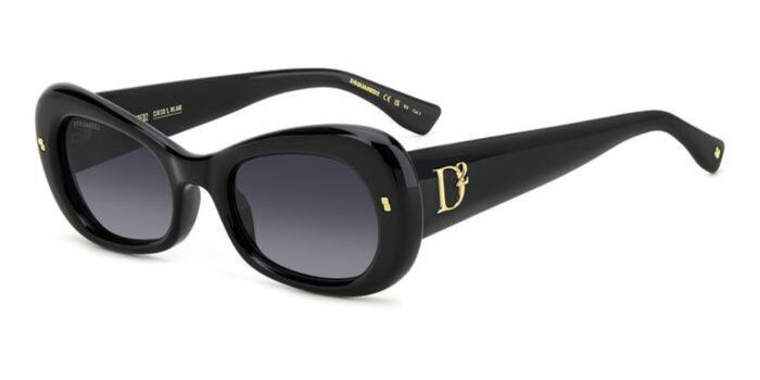 Dsquared2 D2 0110/S 086/08 Oval Dark Tortoise Sunglasses  display picture 2