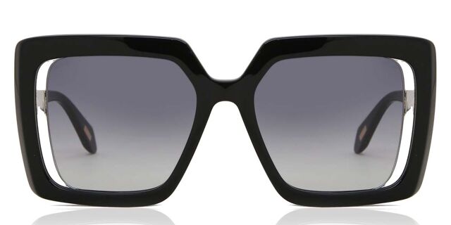 Just Cavalli SJC027 0700 Square Shiny Black Sunglasses  display picture 3