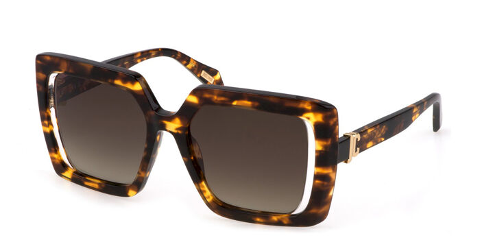 Just Cavalli SJC027 0700 Square Shiny Black Sunglasses  display picture 2