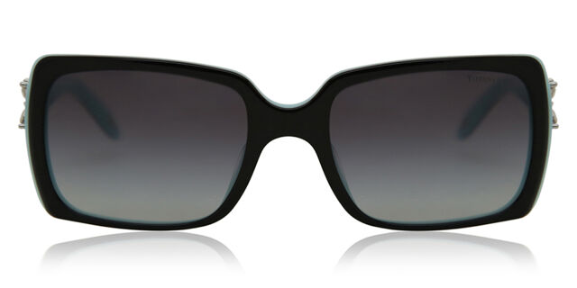 Tiffany & Co 4047B 80553C Black Blue Sunglasses Tiffany & Co 4047B 80553C Black on Blue grey gradient  main image 4