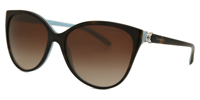 Tiffany & Co. TF4089B Asian Fit 81343B Cat Eye Tortoise  display picture 1