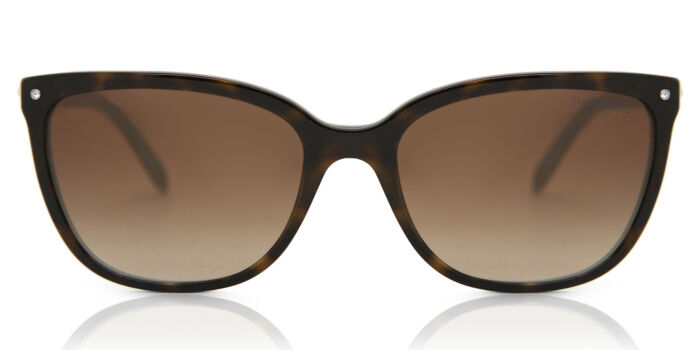 Tiffany & Co. TF4152 Brown Acetate Cat Eye Sunglasses Gold Tone Tortoise Shell Tiffany & Co. TF4152 Brown Acetate Cat Eye Sunglasses Gold  main image 3