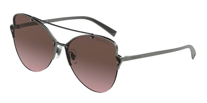Tiffany&Co. (Model TF3063) Tiffany & Co. TF3063 6105E0 Butterfly Rose Gold Sunglasses  main image 2
