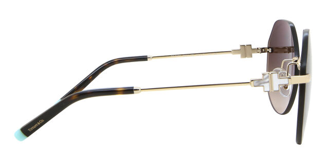 Tiffany Sunglasses TF3077-60213B-60 New with tags Tiffany TF 3077 - 60213B Pale Gold | Sunglasses Woman main image 4