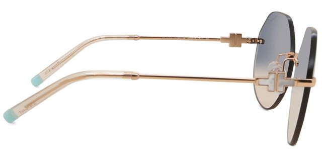 Tiffany & Co. TF3077 616016 Geometric Rose Gold Sunglasses  display picture 2