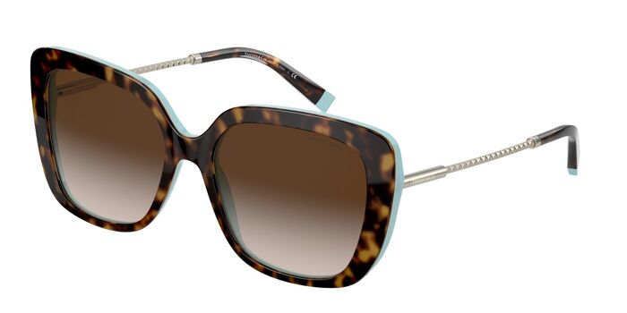 Tiffany & Co. TF4152 80153B Cat Eye Tortoise Sunglasses  display picture 1