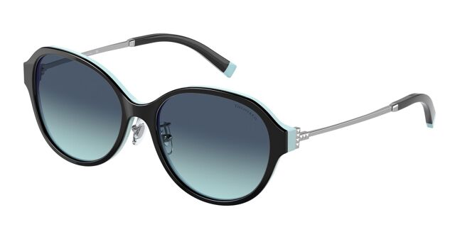 Tiffany & Co. TF4181D Asian Fit 80559S Oval Black Blue  display picture 2