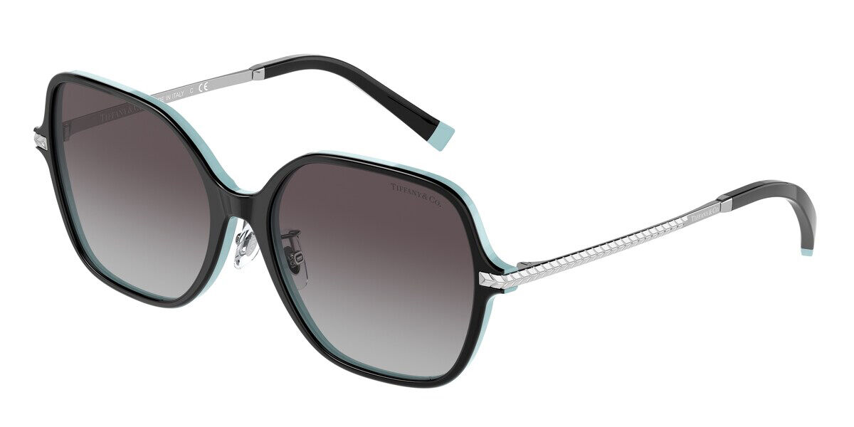 TF4191F Asian Fit サングラス Black On Tiffany Blue