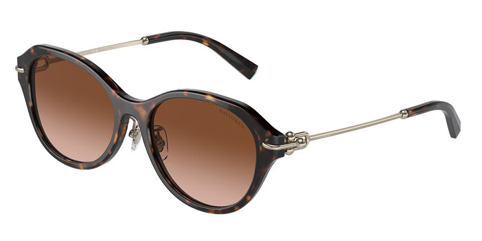 Tiffany & Co. TF4153 80153B Oval Tortoise Sunglasses  display picture 1